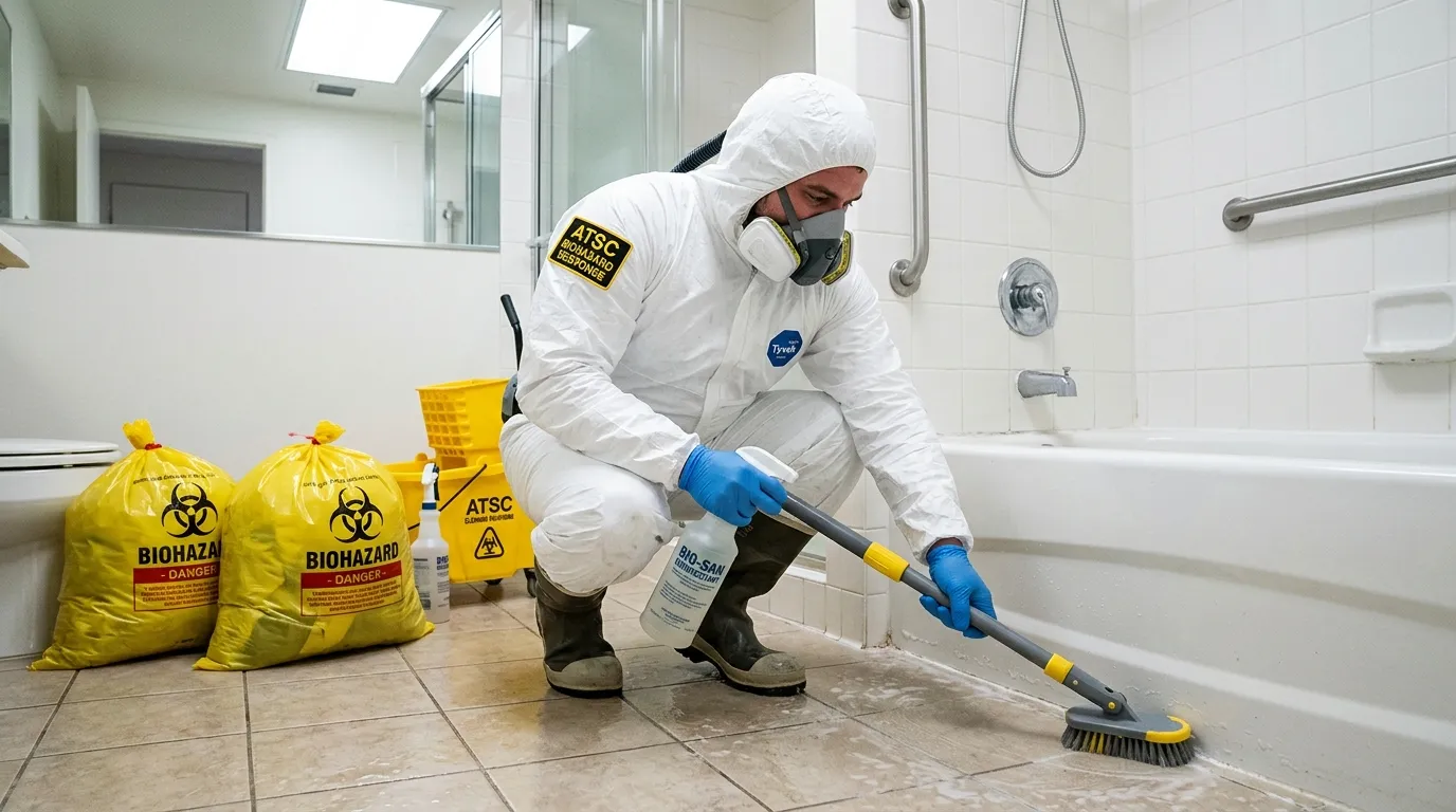 Decontamination equipment deployed for Blood Cleanup in Lancaster